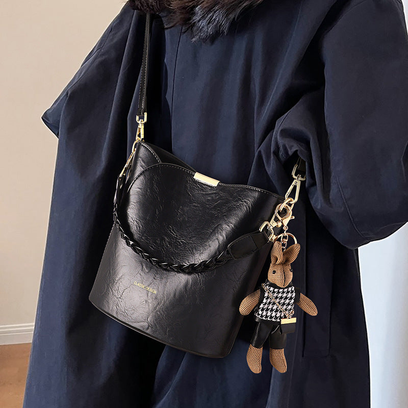 Women's Genuine Leather High Sense Retro Fashion Bags