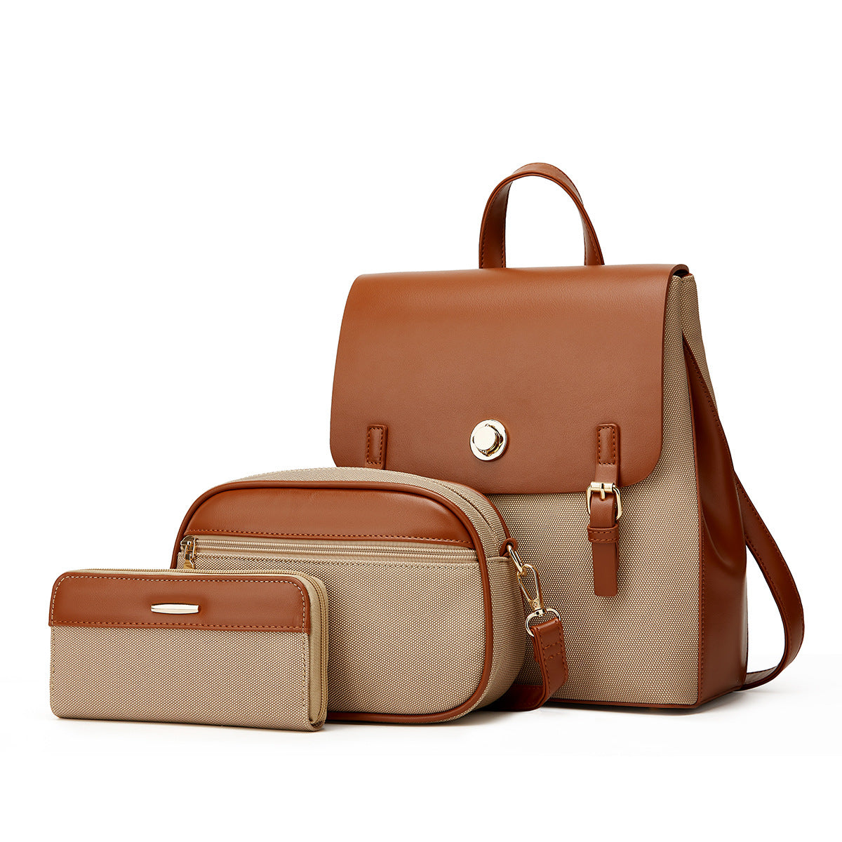 Women's Comfortable Pretty Three-piece Set Fashion Backpacks