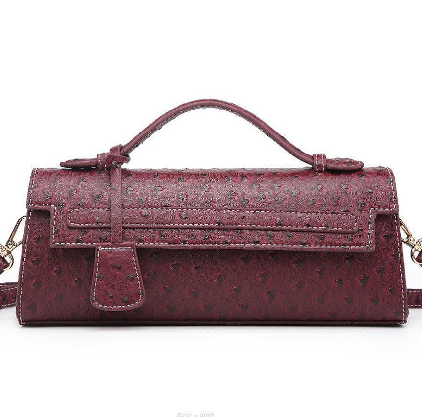 Women's Grain Texture Portable Light Luxury Snake Crossbody Bags