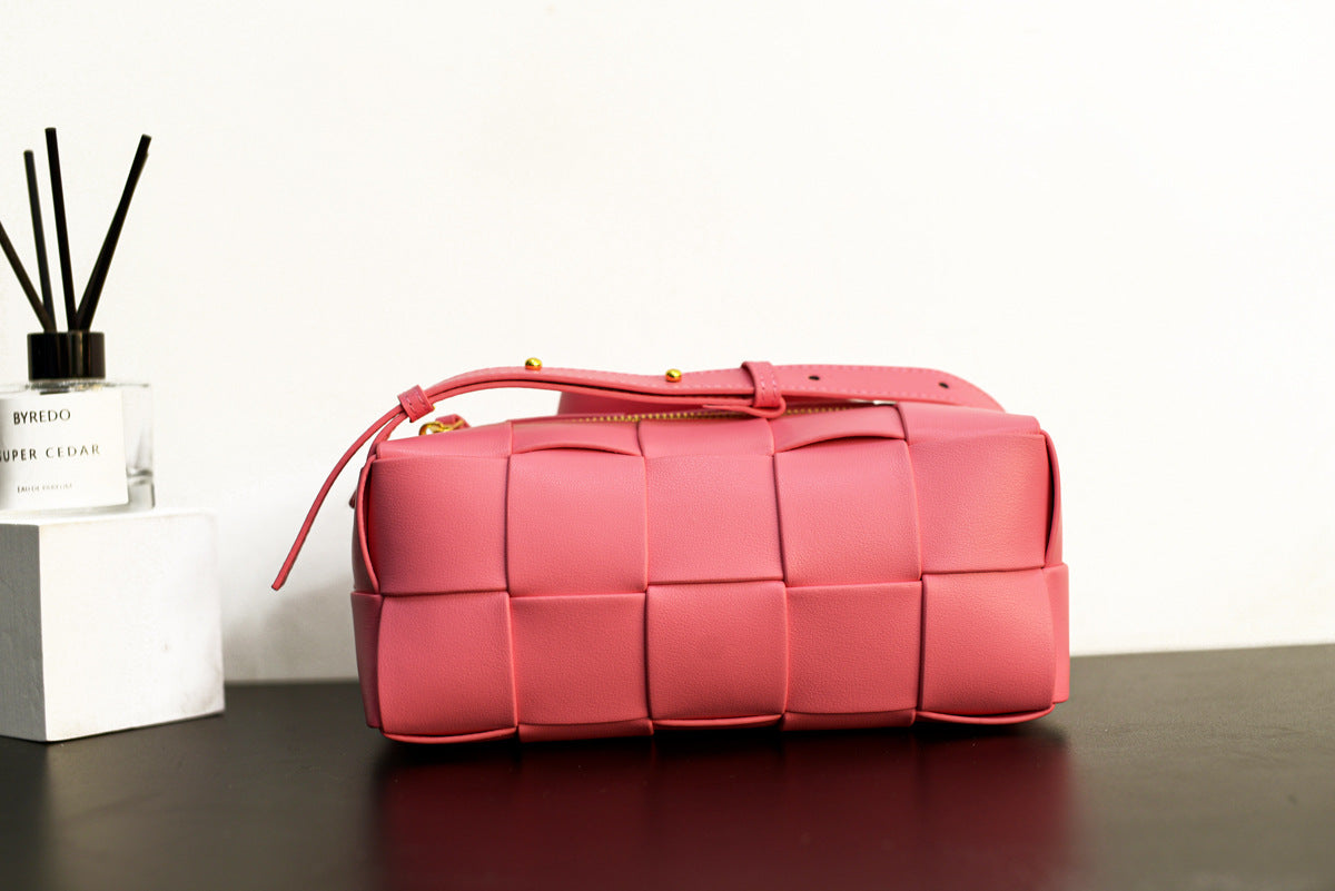 Women's Genuine Leather Woven One Simple Affordable Shoulder Bags