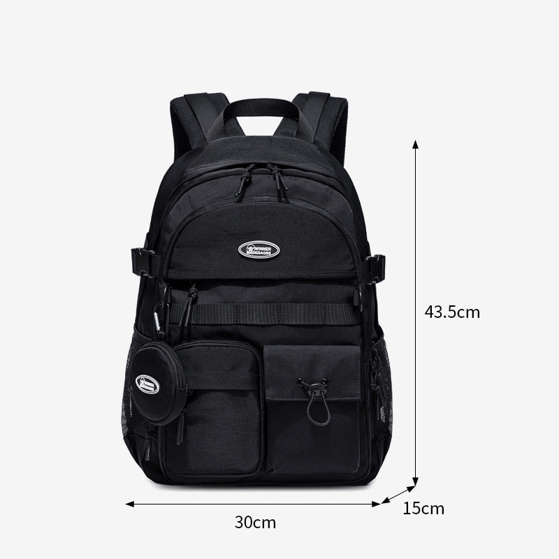 Female College High Junior White Computer Backpacks
