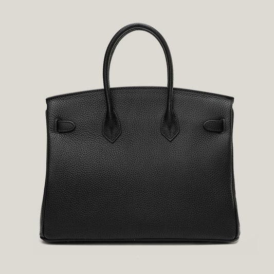 Women's Sier Litchi Pattern Genuine Leather First Layer Bags