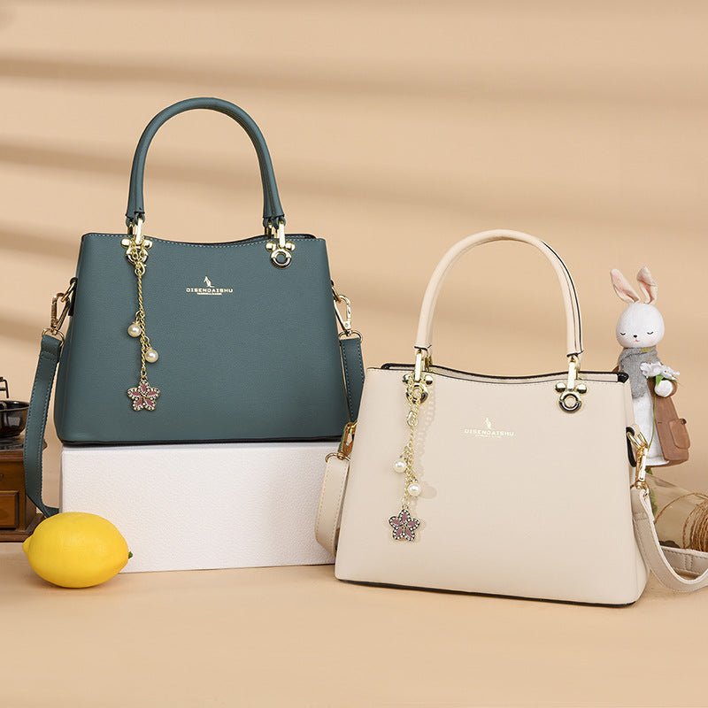 Women's Elegant Send Mother Fashion Large Capacity Handbags