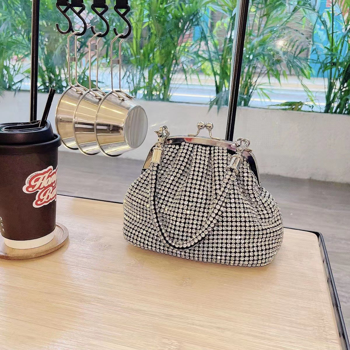 Rhinestone Niche Popular Portable Light Luxury Armpit Bags