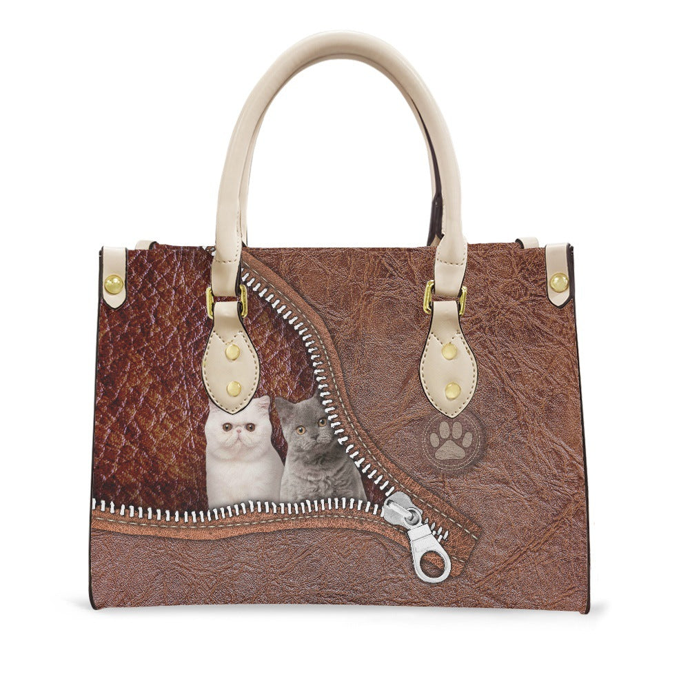 Comfortable Creative Durable Black White Two Handbags