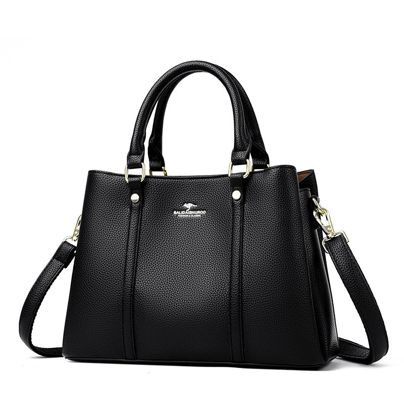 Women's Vintage Large Capacity Versatile Simple Leisure Handbags