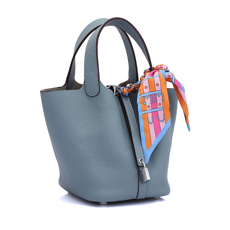 Women's First Layer Cowhide Leather Large Capacity Handbags