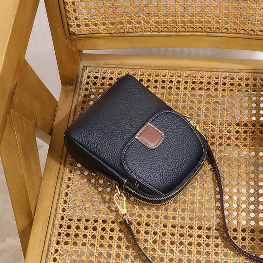 Women's Cell Leather Refined Stylish Versatile High-grade Crossbody Bags