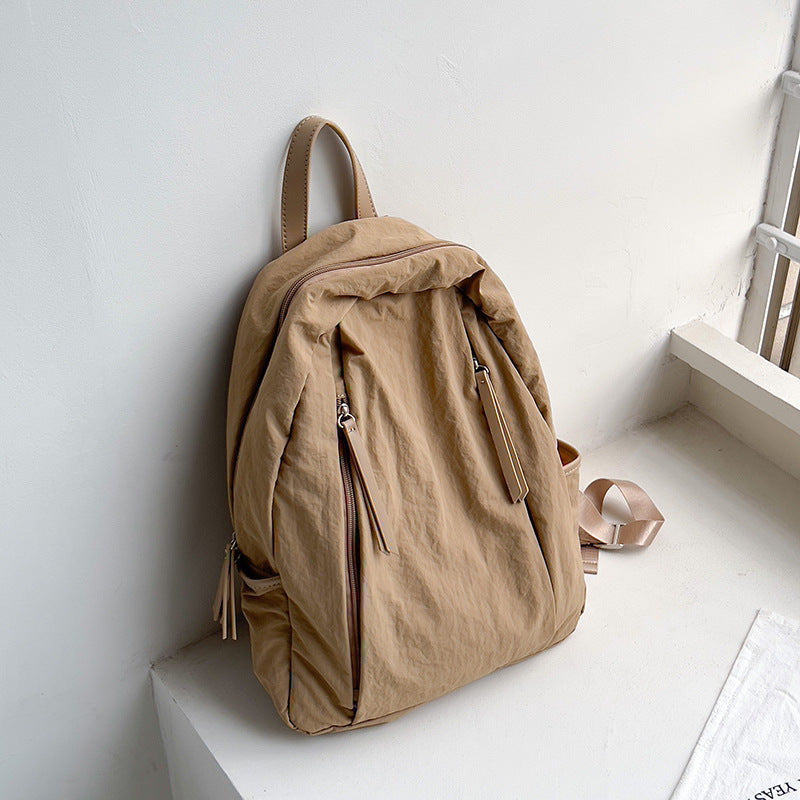 Nylon Large Capacity Lightweight Artistic Simple Backpacks