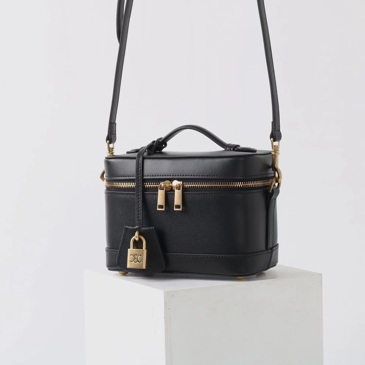 Women's Spring High-grade Portable Box Korean Minority Crossbody Bags