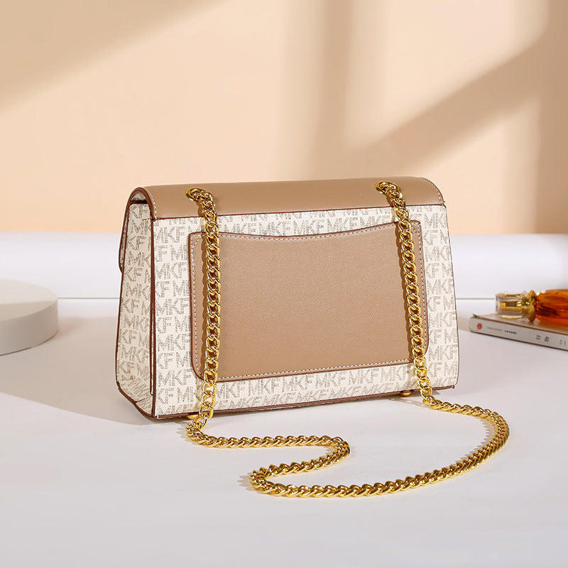 Women's Fashionable Korean Style Camellia Versatile Chain Shoulder Bags