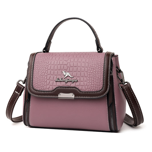 Women's Pattern Large Capacity Fashion Textured Doctor Shoulder Bags
