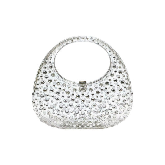 Transparent Acrylic Goose Egg Box Dinner Handbags