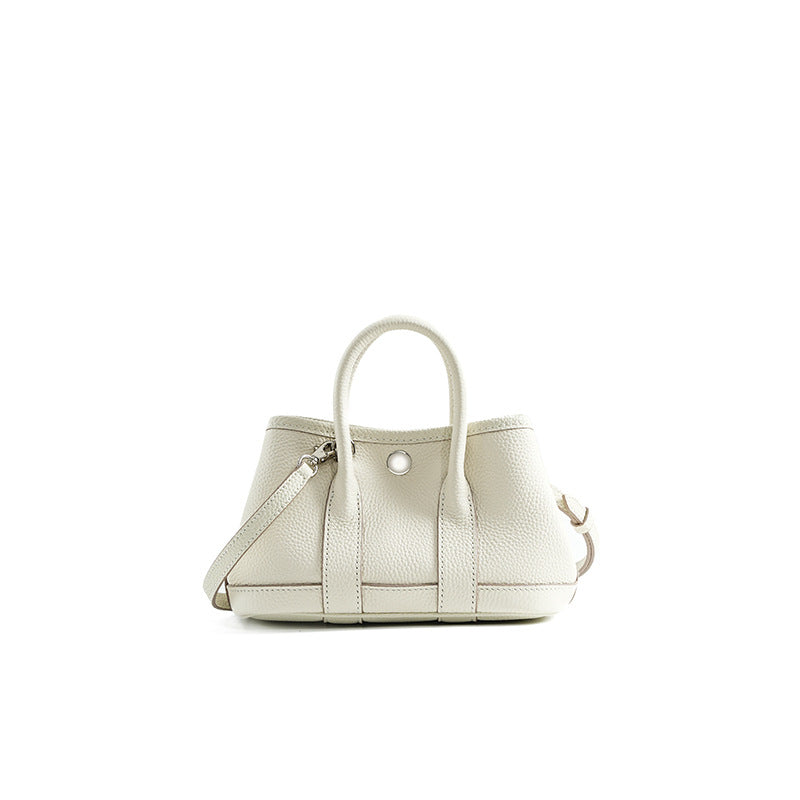 Cowhide Leather Exquisite Carrying Niche High Handbags