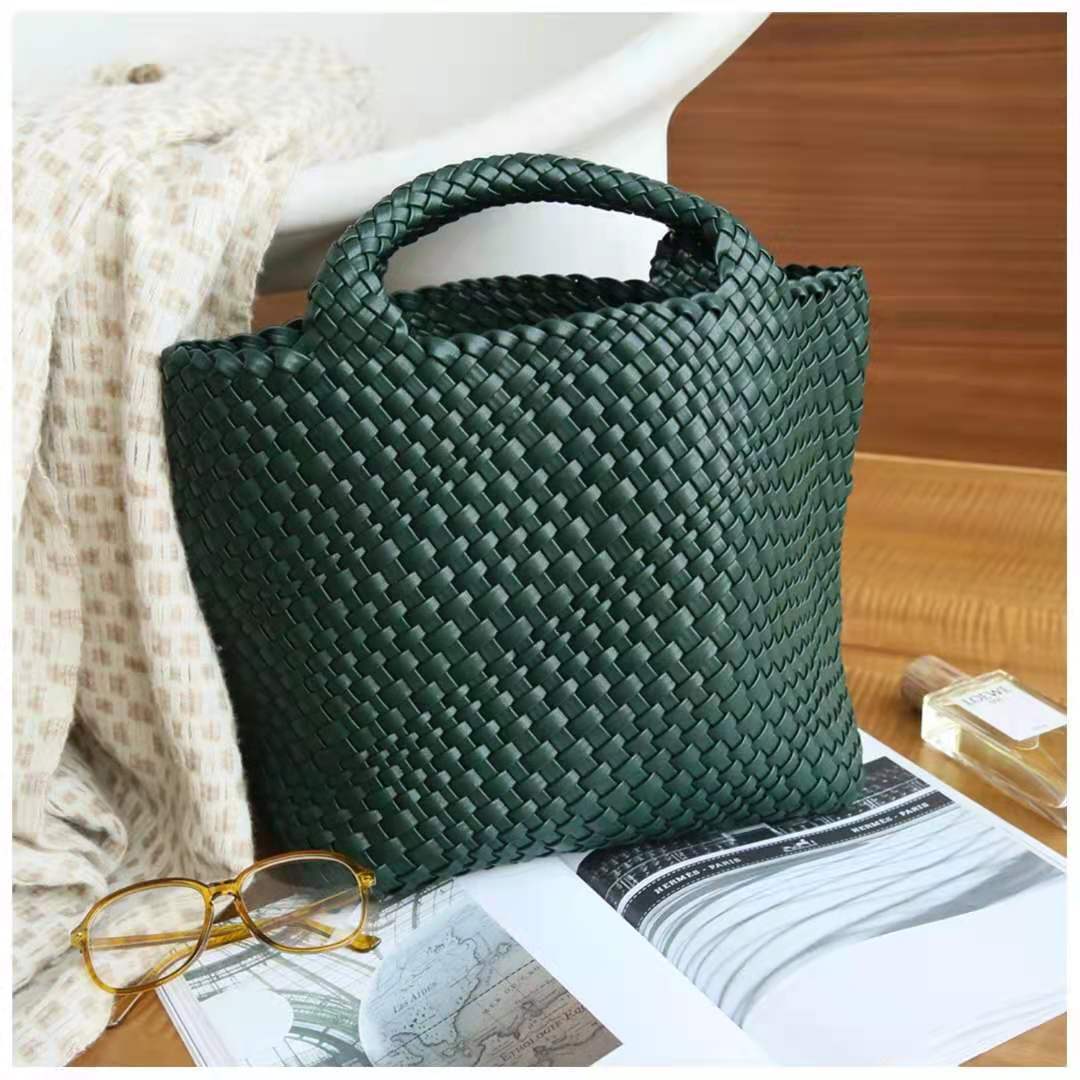 Korean Fashion Woven Mother Large Capacity Handbags