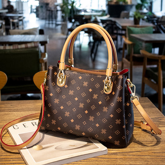 Women's Genuine Leather Fashionable Light Luxury Simplicity Handbags