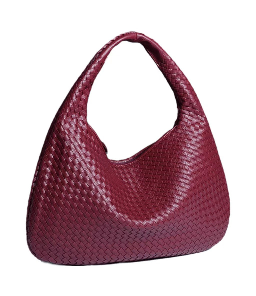 Women's Crescent Hand-woven Portable Dumpling Fashion Style Bags