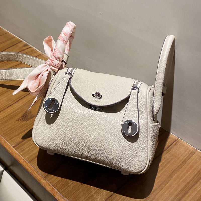 Women's Mini Lindi Leather Underarm Pillow Portable Crossbody Bags