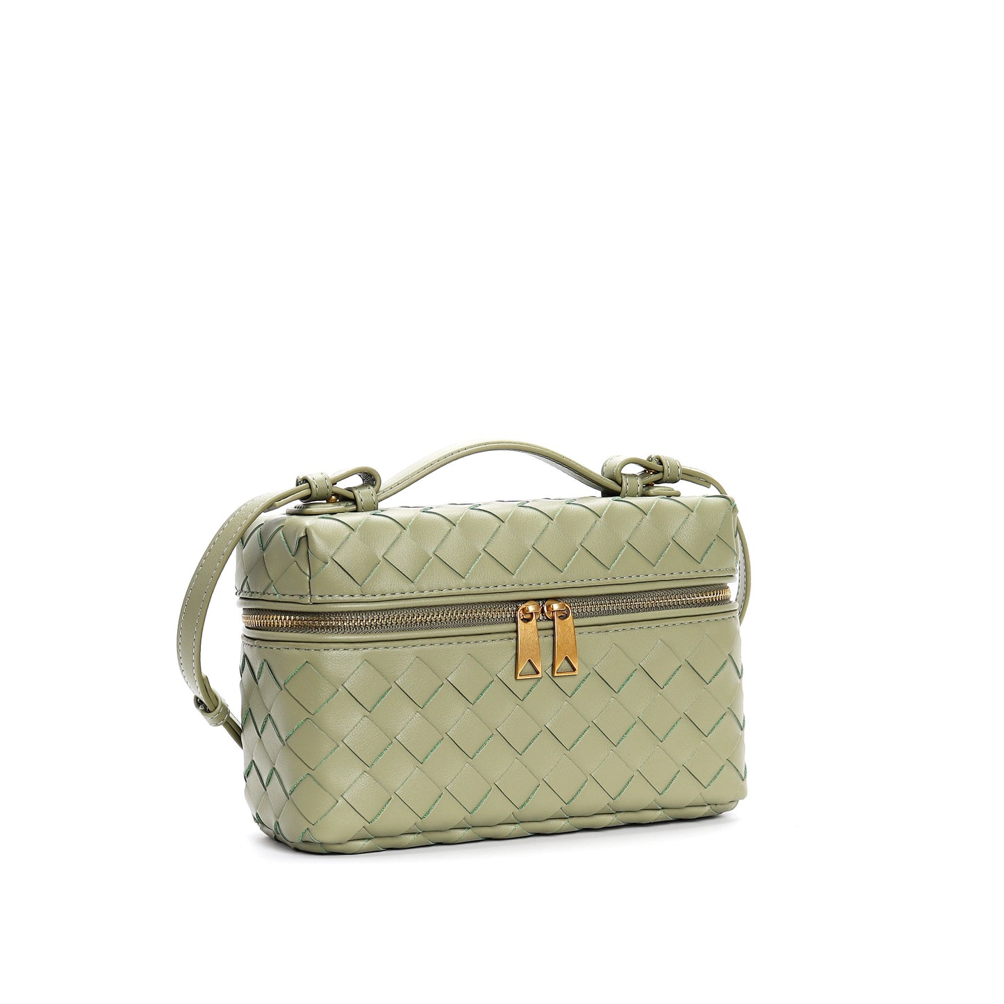 Classic Style Box Female Genuine Leather Portable Crossbody Bags