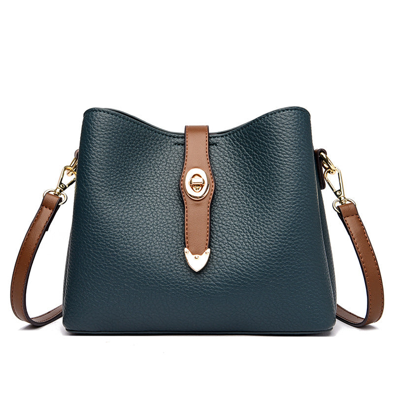 Women's Large Capacity Western Style Simple Versatile Shoulder Bags