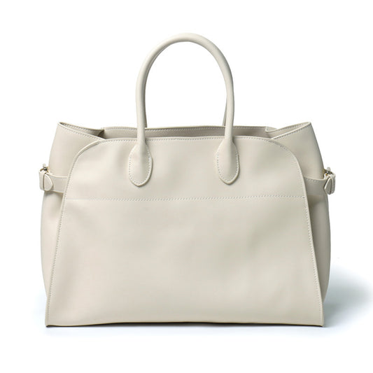 Women's Retro Large Capacity Totes Genuine Leather Handbags