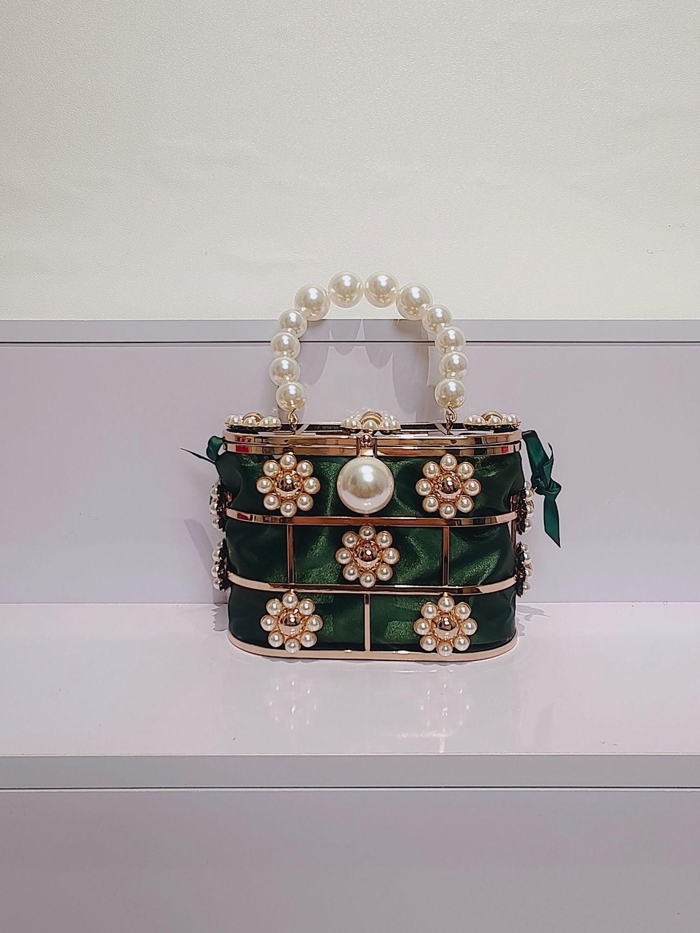 Women's French Niche Fashion Pearl Chain Summer Evening Bags