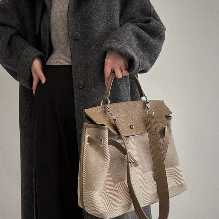 Casual Women's High-grade Platinum Kelly Wide Bags