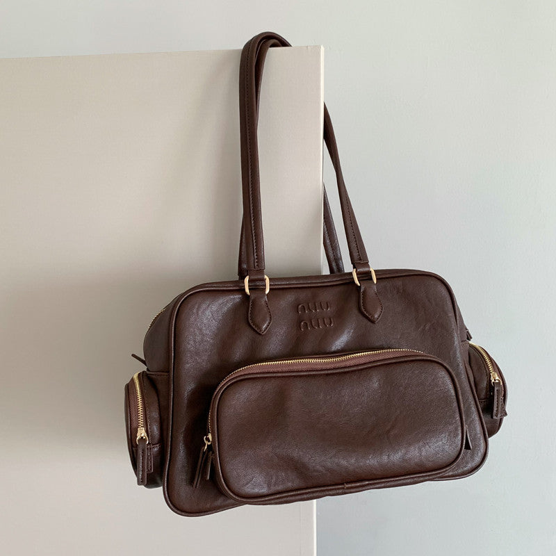 Innovative Design Retro Bowling Underarm Portable Shoulder Bags