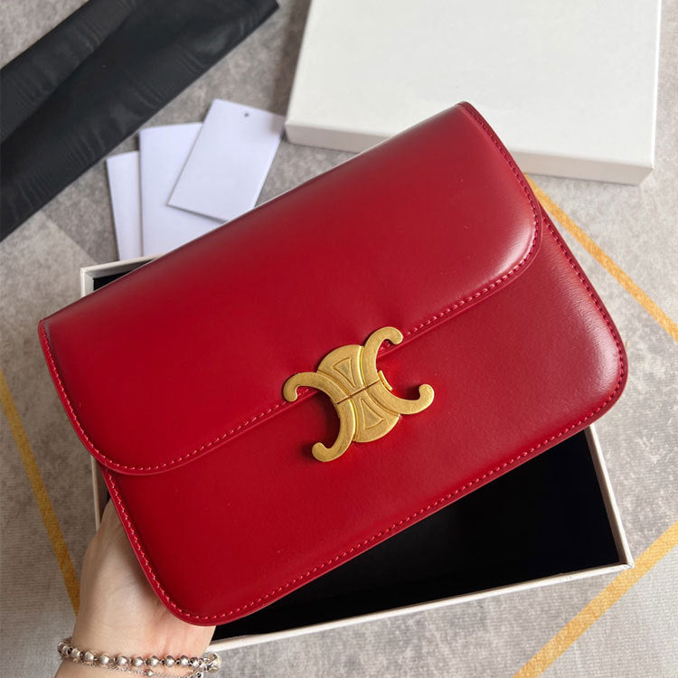 Women's Arc Upgraded Hardware Top Layer Leather Crossbody Bags