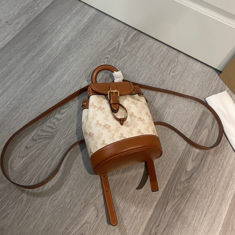 Classic Women's Style Presbyopic Drawstring Retro Backpacks