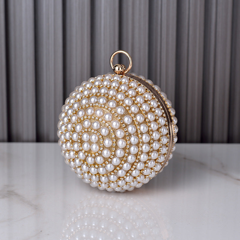Round Pearl Dinner Advanced Spherical All Evening Bags