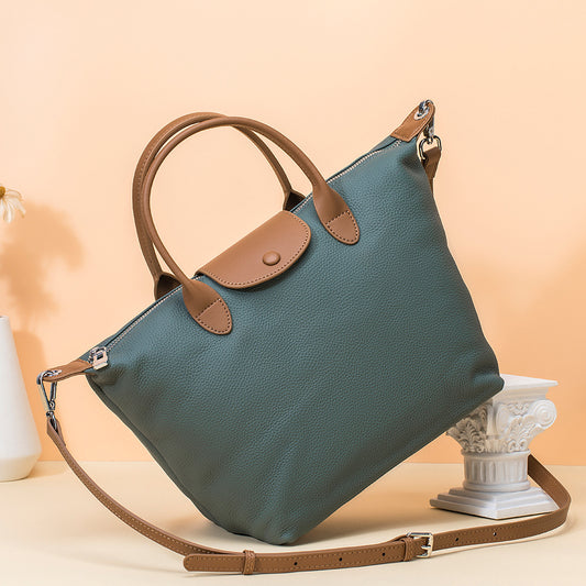 Women's Genuine Leather Large Capacity Fashion Dumpling Crossbody Bags