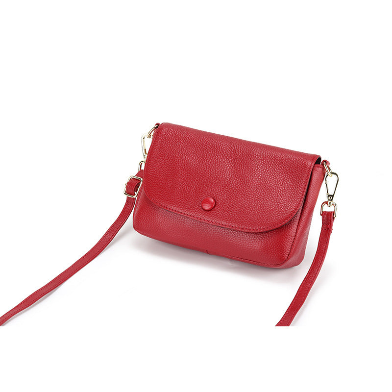 Women's Mini Summer Genuine Leather Soft Crossbody Bags