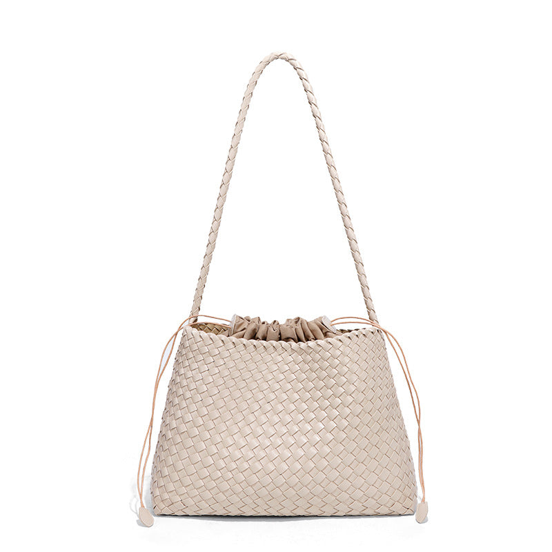 Women's High-grade Woven Large Capacity Composite Shoulder Bags