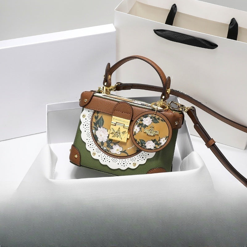 Women's High-grade Texture Niche Box Commuter Shoulder Bags