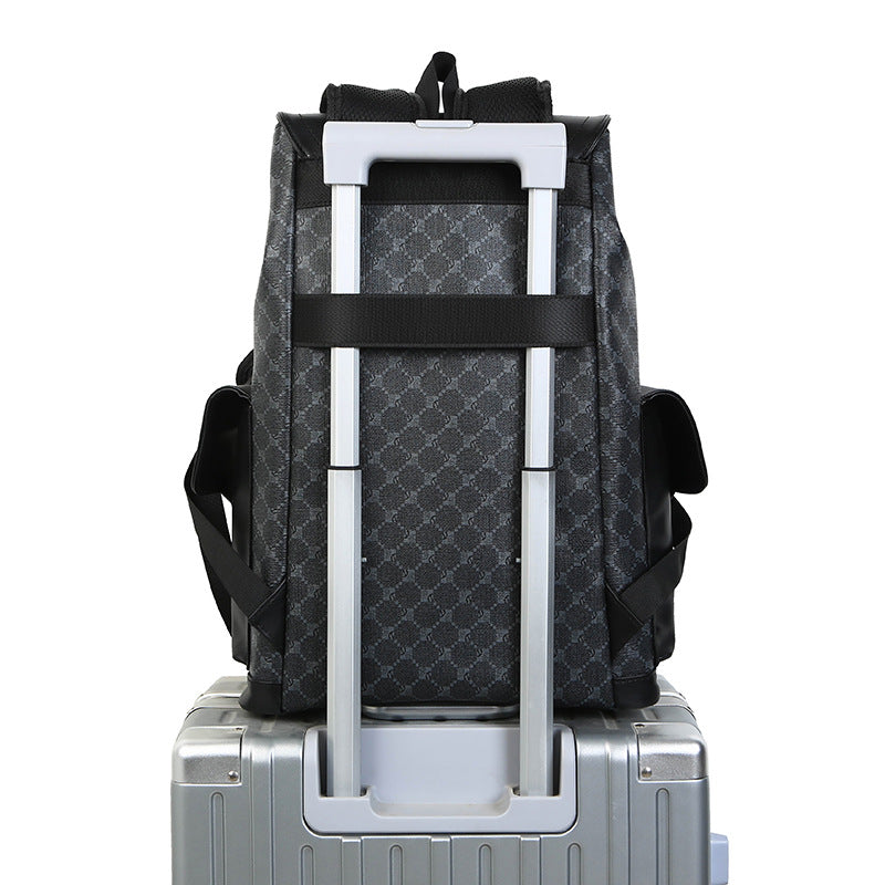 Men's Printing High-grade Business Computer Color Matching Backpacks