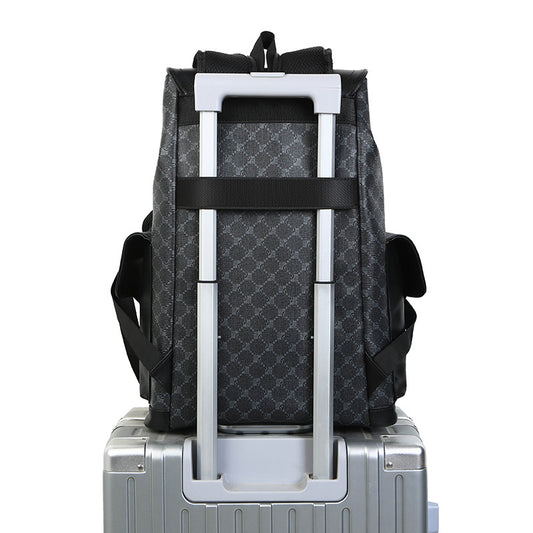Men's Printing High-grade Business Computer Color Matching Backpacks