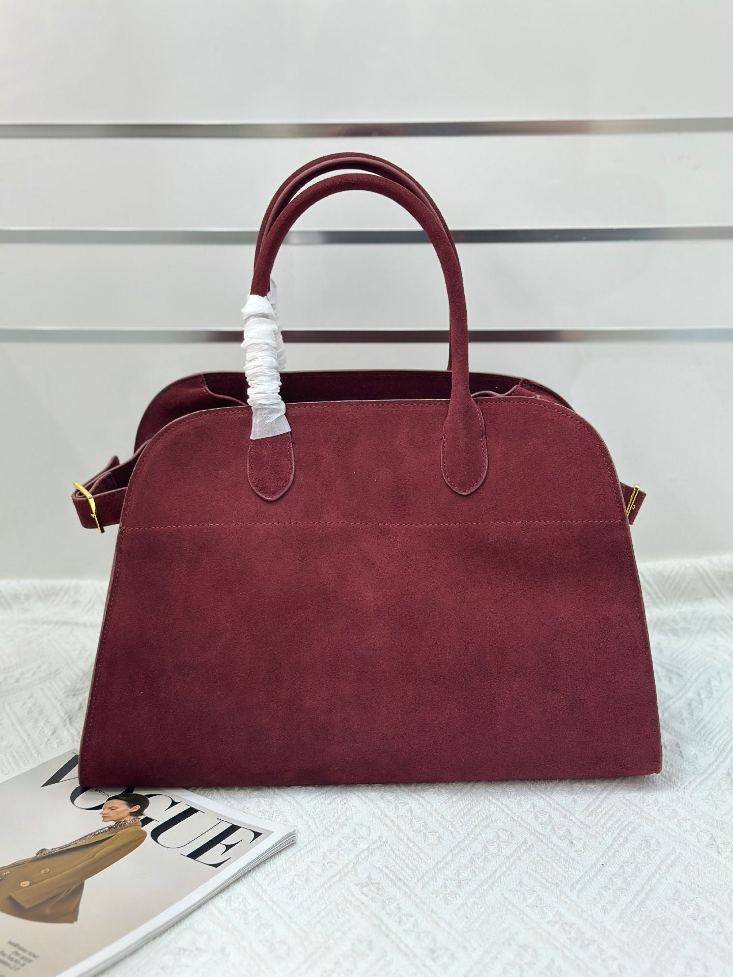 Attractive Popular Suede Commuter Computer Hand-held Handbags