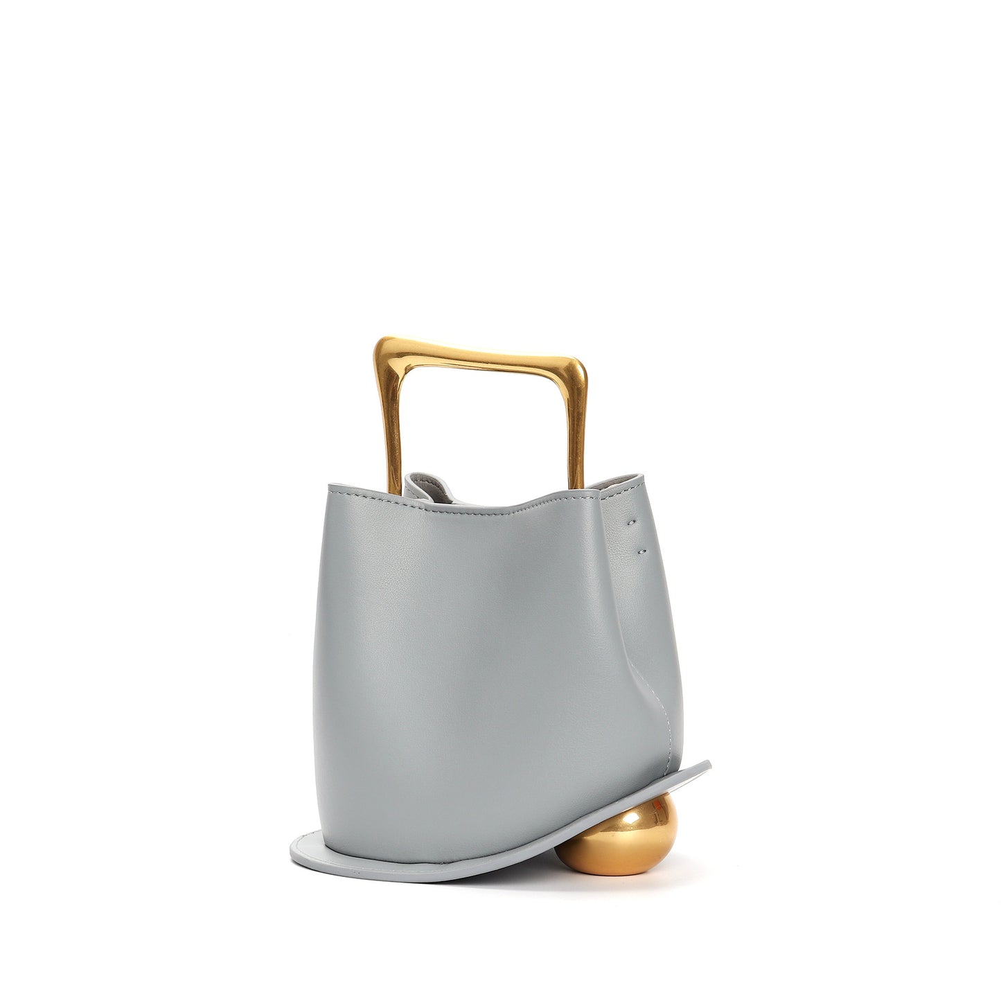 Women's Cowhide Leather Advanced Commuter Vegetable Basket Shoulder Bags