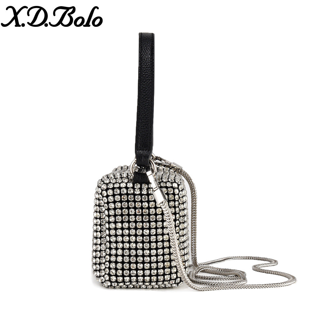 King Rhinestone Female Fashion Underarm Summer Bags