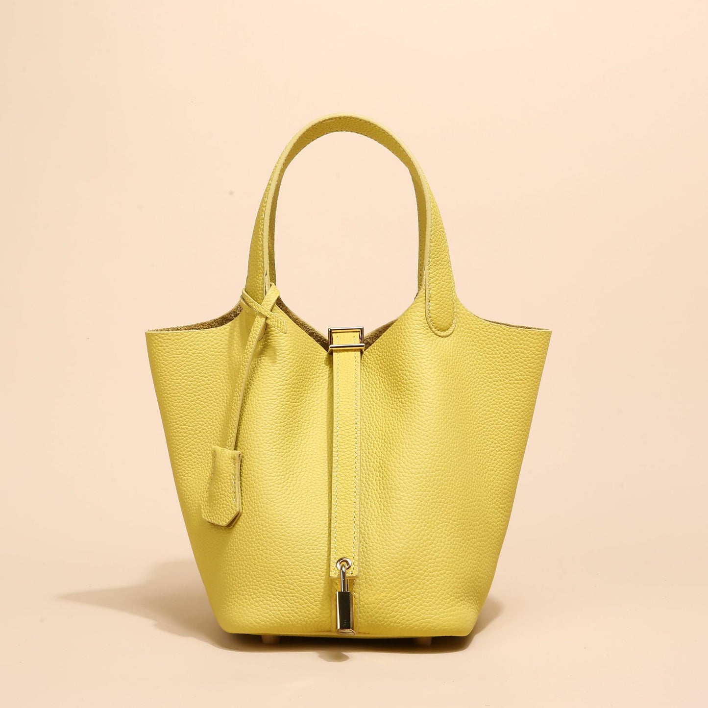 Women's Vegetable Basket Genuine Leather Large Capacity Handbags