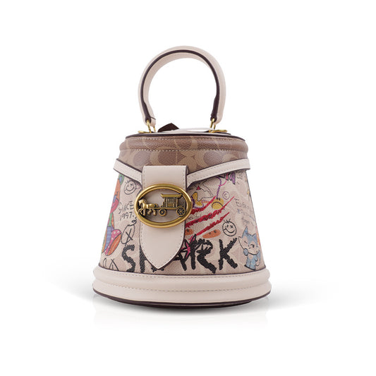 Summer Fashion Bear Iti Half Portable Crossbody Bags