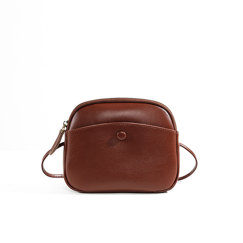 Women's Attractive Shell Mobile High-grade Leather Crossbody Bags
