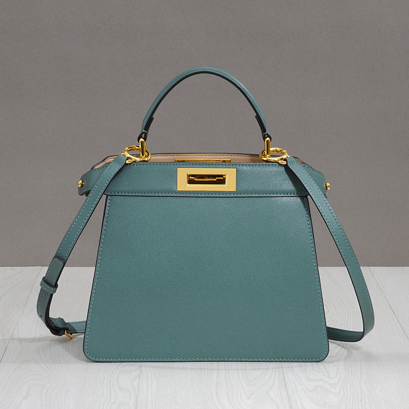 Women's Leather With Cat Design Fashion File Crossbody Bags