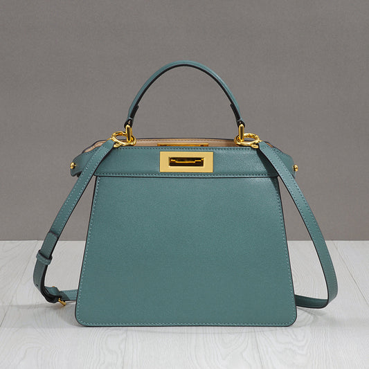 Women's Leather With Cat Design Fashion File Crossbody Bags