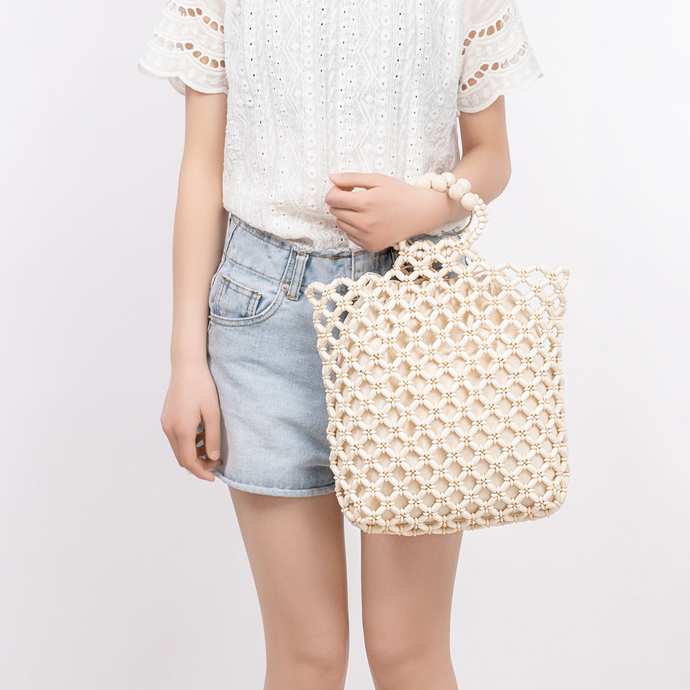 Women's Hand-woven Summer Niche Design Hollow Commuter Handbags
