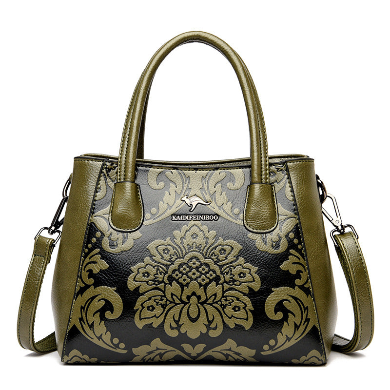 Women's Stylish Popular Chinese Style Embossed Handbags