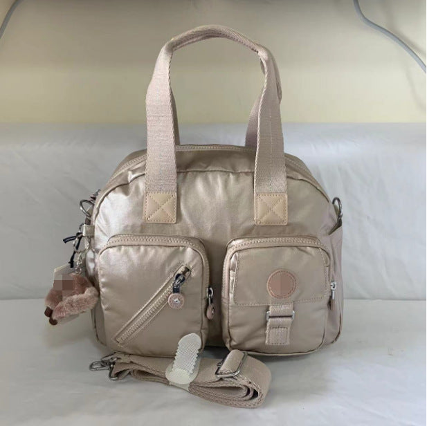 Women's Home Nylon Monkey Simple Double Pocket Handbags