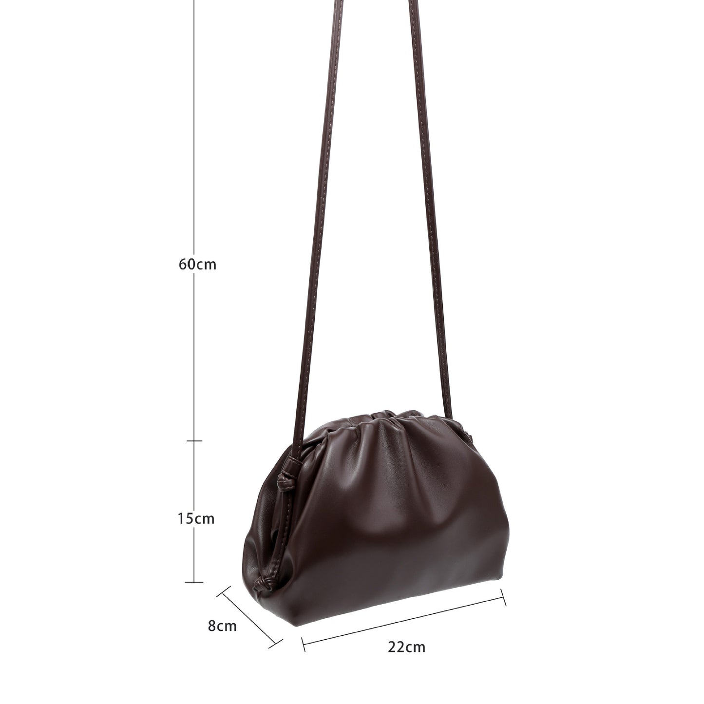 Women's Cloud Pleated Dumpling Minimalist Fashion Clutch Bags
