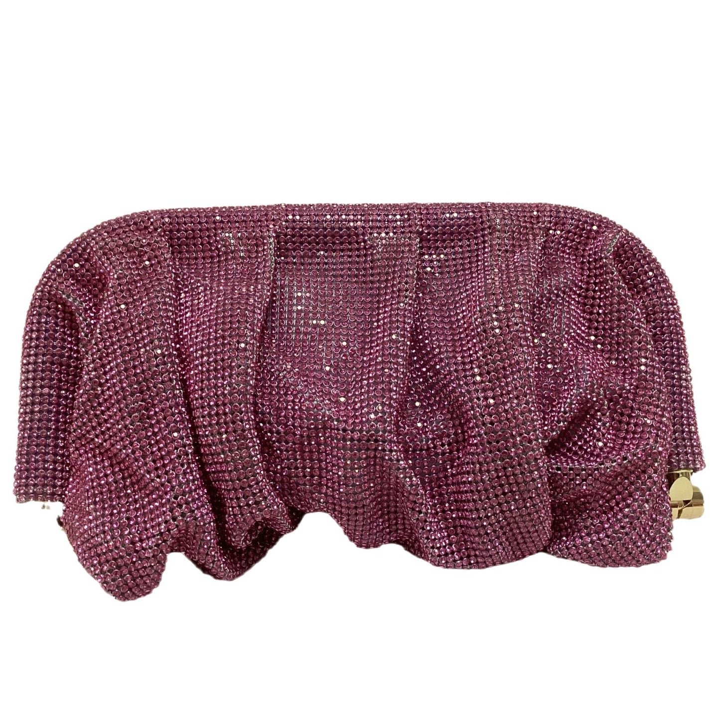 Women's Shiny Diamond Cloud Dumpling Dinner Rhinestone Crossbody Bags